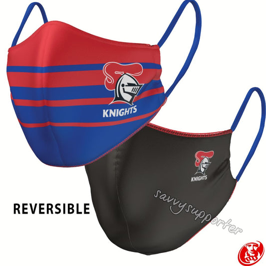 Newcastle Knights NRL Reversible Face Mask