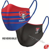 Newcastle Knights NRL Reversible Face Mask