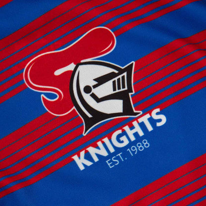 Newcastle Knights NRL Mens Navy Media Polo Shirt