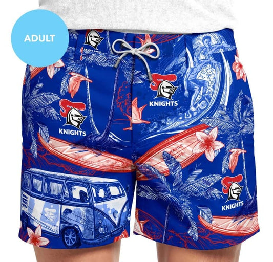 Newcastle Knights NRL Mens Hawaiian Shorts