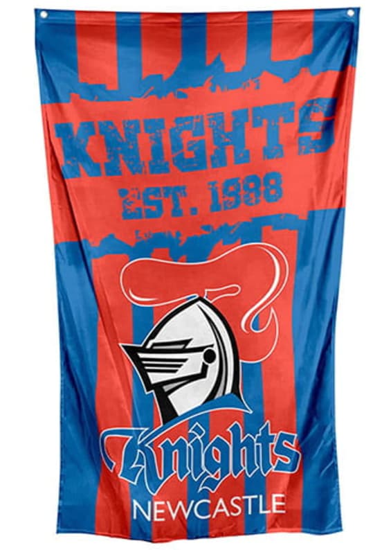 Newcastle Knights NRL Cape Flag 90cm X 150cm