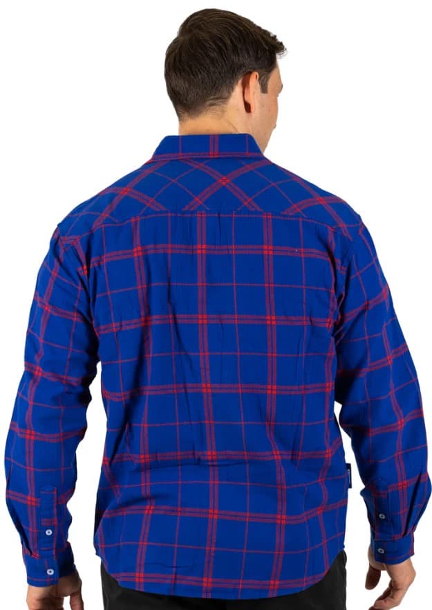 Newcastle Knights NRL Mens Mustang Flannel Shirt