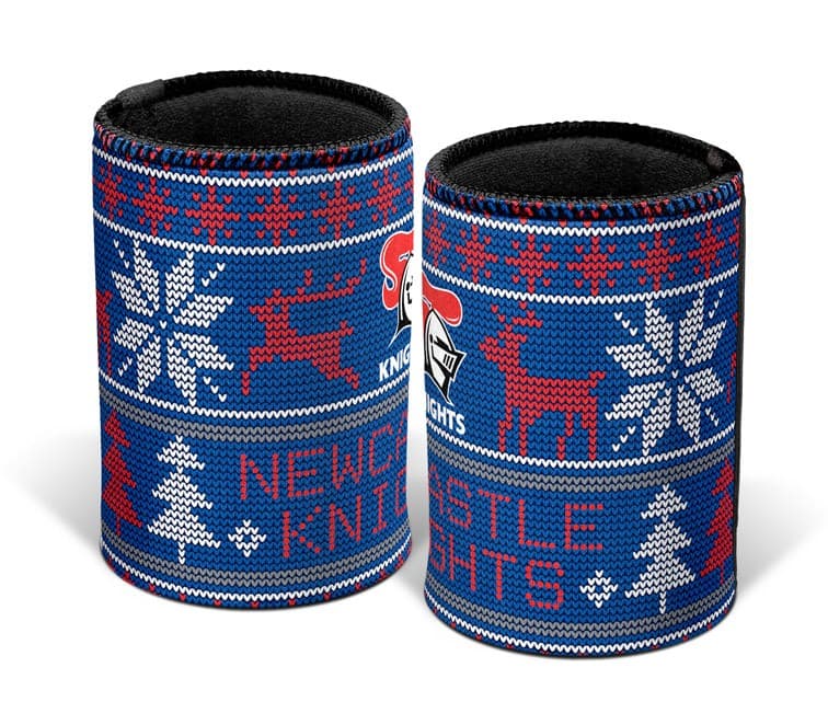 Newcastle Knights NRL Christmas Can Cooler