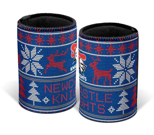 Newcastle Knights NRL Christmas Can Cooler