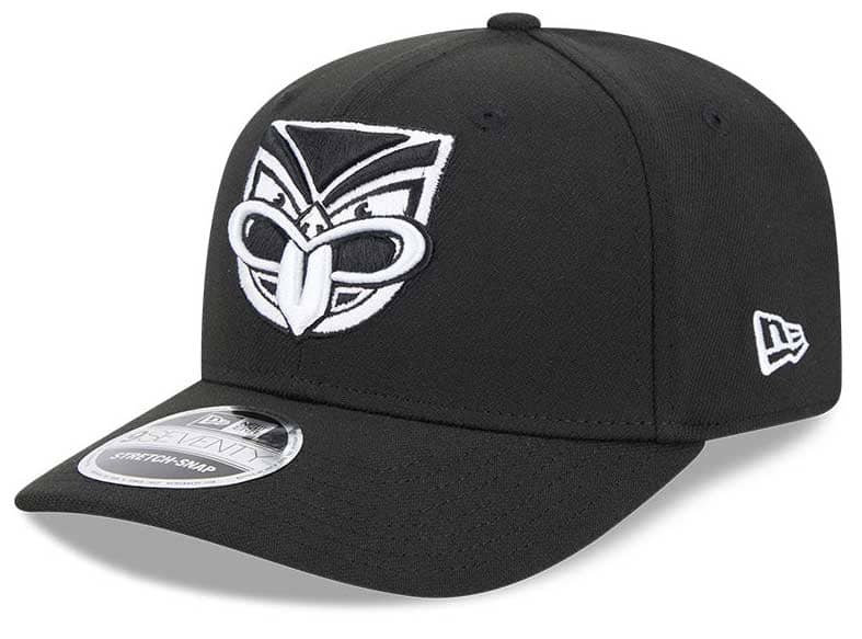 New Zealand Warriors 2025 NRL New Era Black White 9Seventy Cap