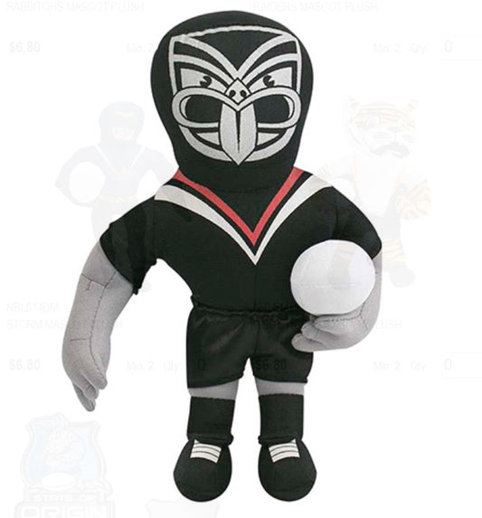 New Zealand Warriors NRL 28cm Plush Mascot Toy