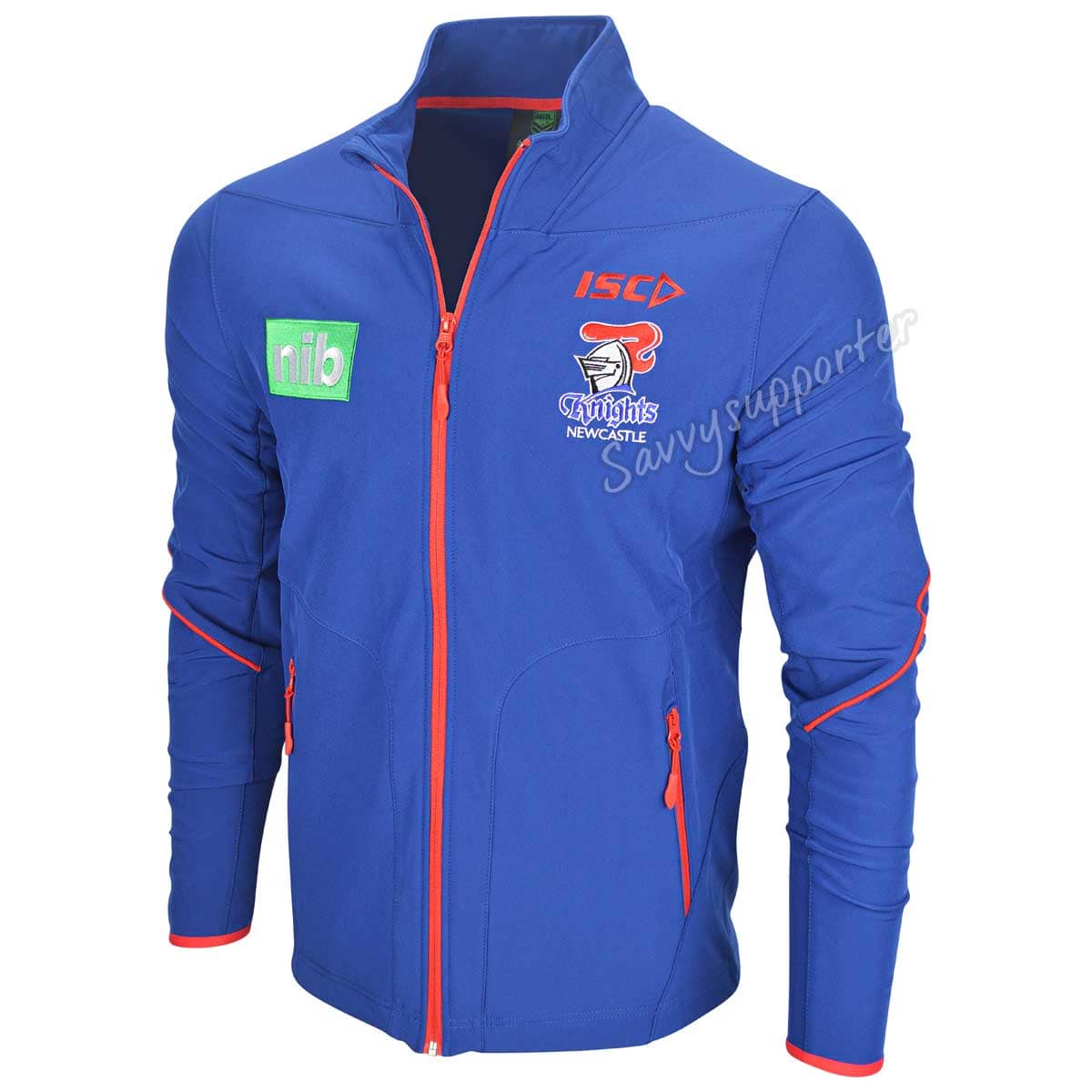 Newcastle Knights Mens Soft Shell Jacket
