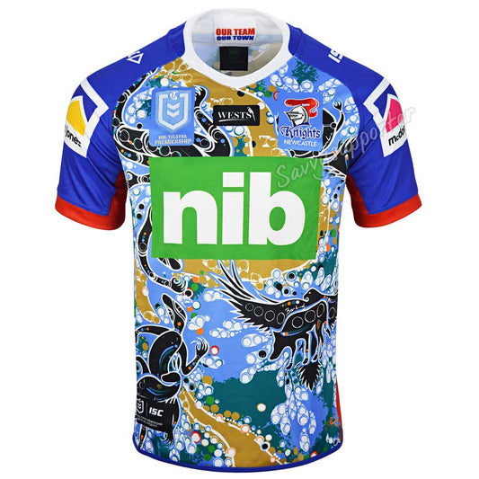 Newcastle Knights NRL Indigenous Jersey Size M SALE