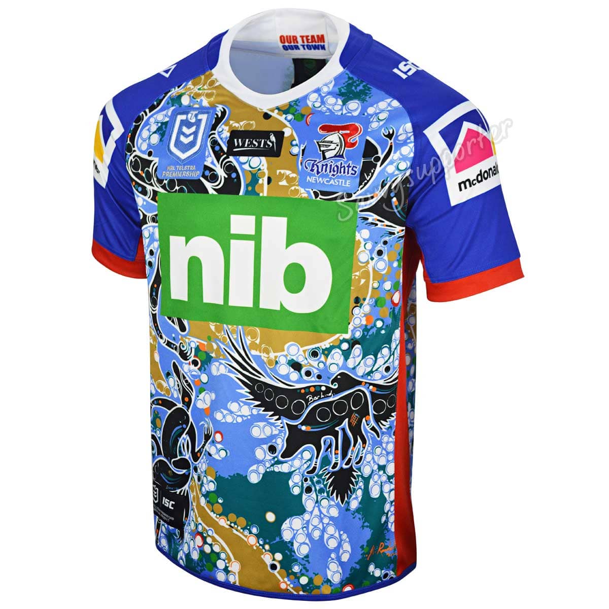 Newcastle Knights NRL Indigenous Jersey Size M SALE