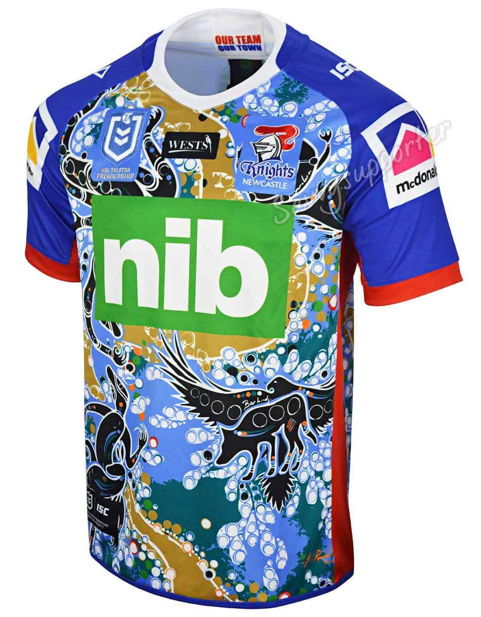 Newcastle Knights NRL Indigenous Jersey Size M SALE