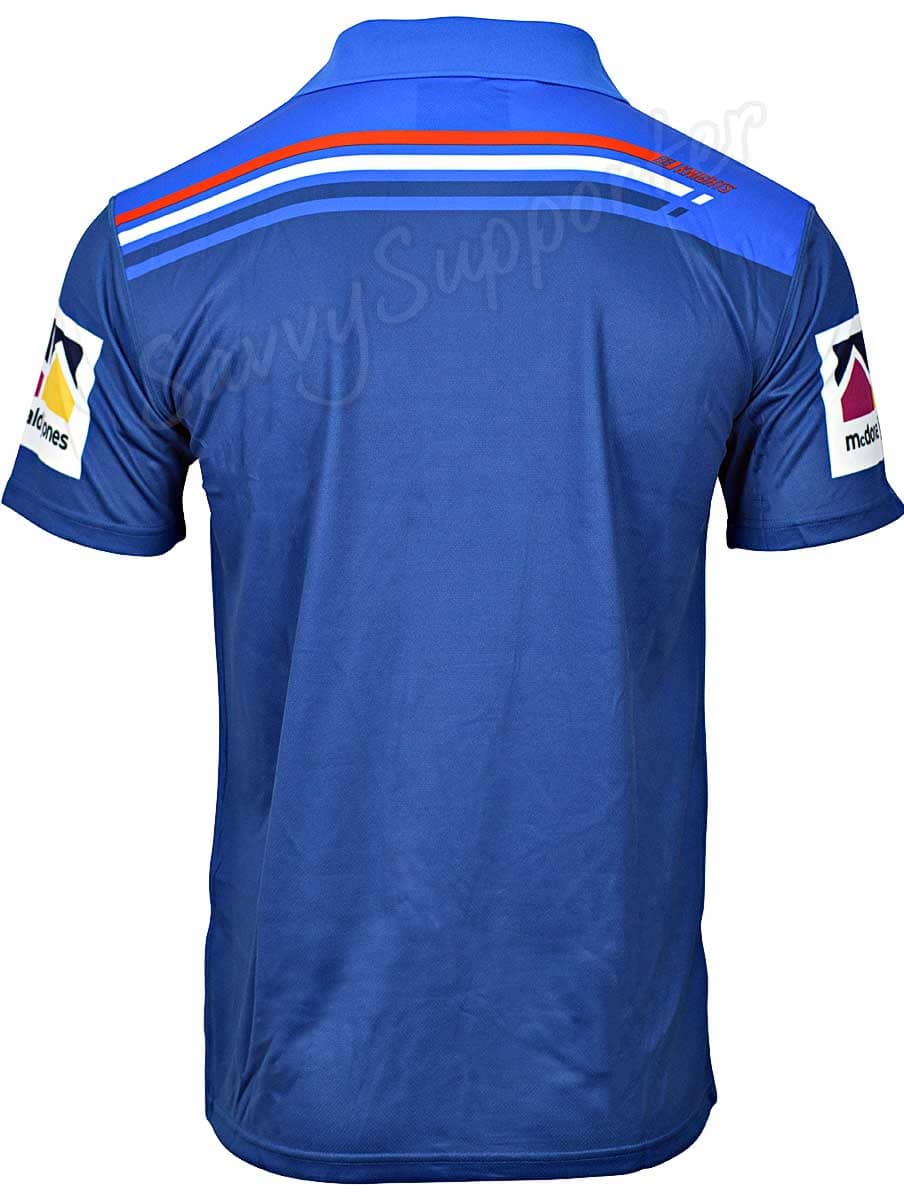 Newcastle Knights 2024 NRL Mens Media Polo Shirt
