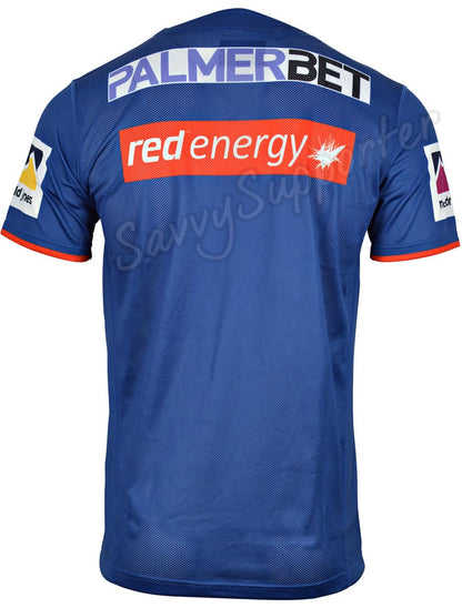Newcastle Knights 2024 NRL Mens Navy Training Shirt