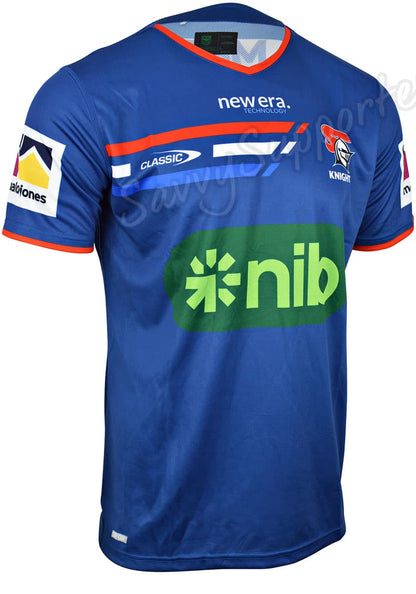 Newcastle Knights 2024 NRL Mens Navy Training Shirt