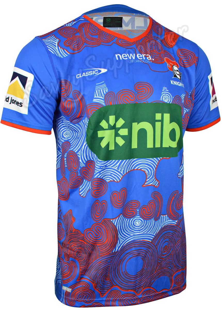 Newcastle Knights 2024 NRL Mens Warm Up Shirt