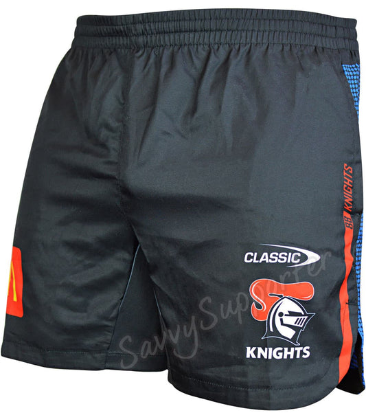 Newcastle Knights 2023 NRL Mens Coaches Zip Training Shorts