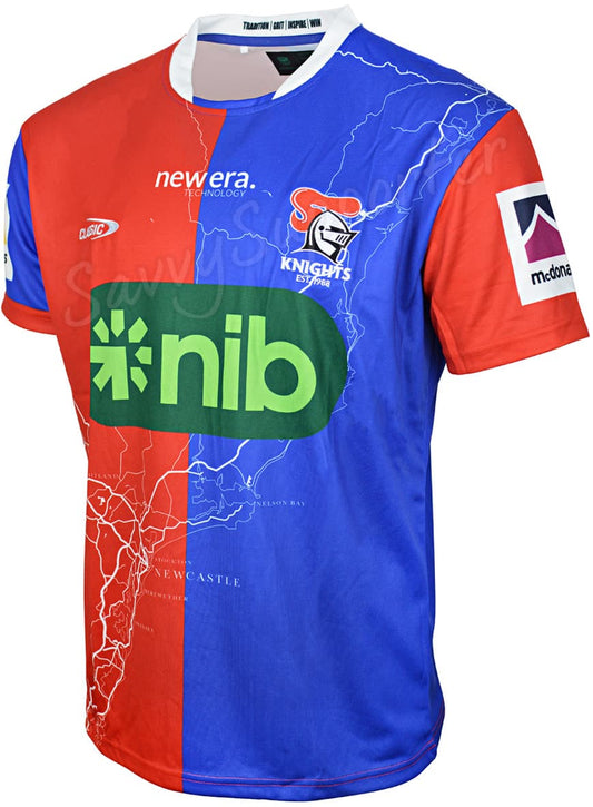 Newcastle Knights 2025 NRL Mens Captains Run Jersey