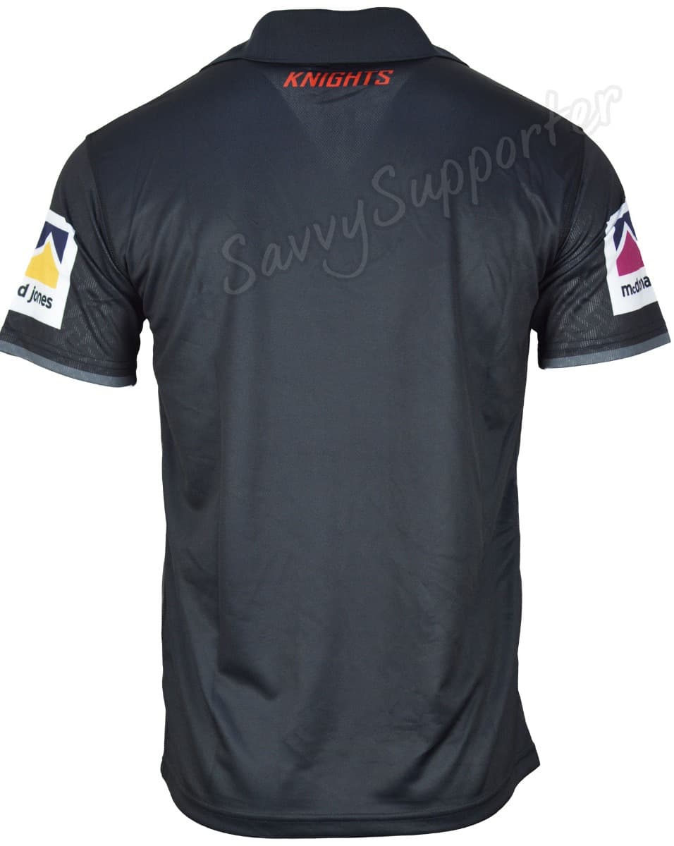 Newcastle Knights 2025 NRL Mens Media Polo Shirt