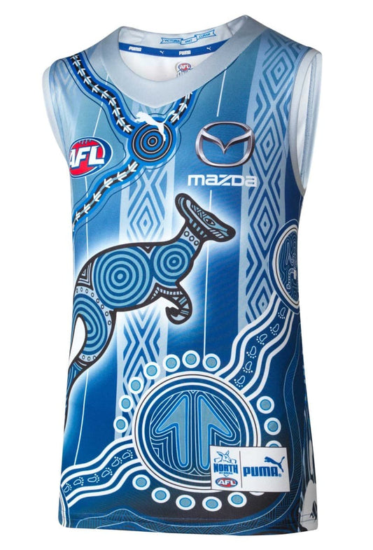 North Melbourne Kangaroos AFL Mens Indigenous Guernsey