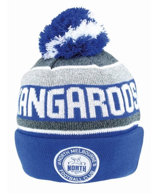North Melbourne Kangaroos AFL Tundra Beanie
