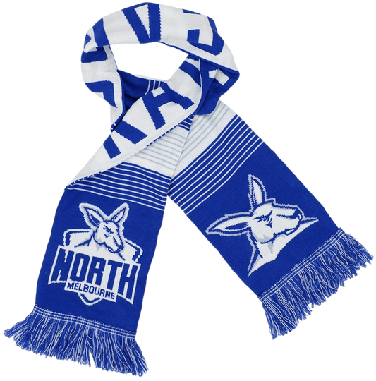 North Melbourne Kangaroos AFL Adults Linebreak Scarf