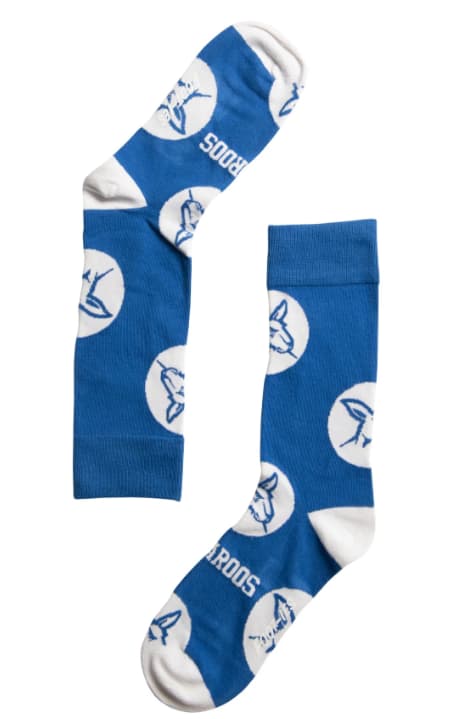 North Melbourne Kangaroos AFL Adults Logo Dots