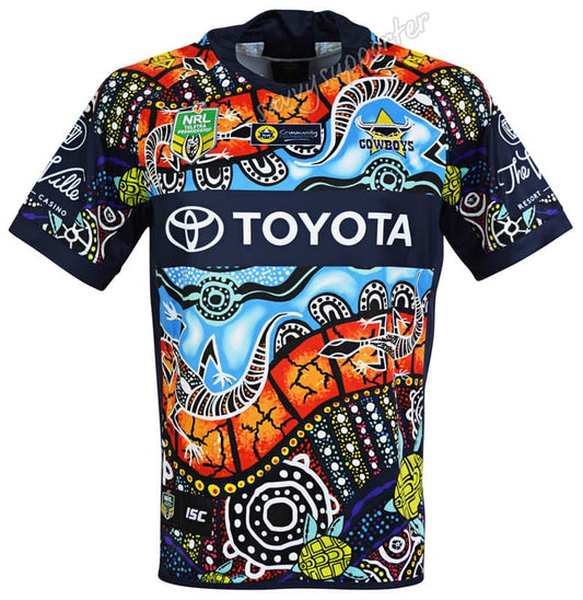 North Queensland Cowboys NRL Mens Indigenous Jersey