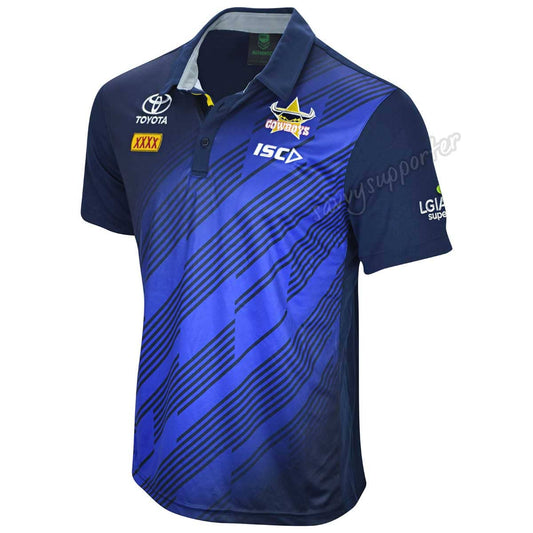 North Queensland Cowboys 2019 NRL ISC Royal Media Polo Shirt