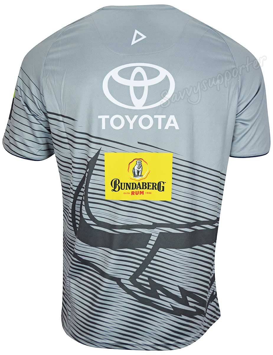 North Queensland Cowboys 2019 Mid Grey Training Shirt