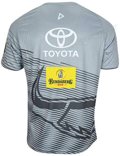 North Queensland Cowboys 2019 Mid Grey Training Shirt