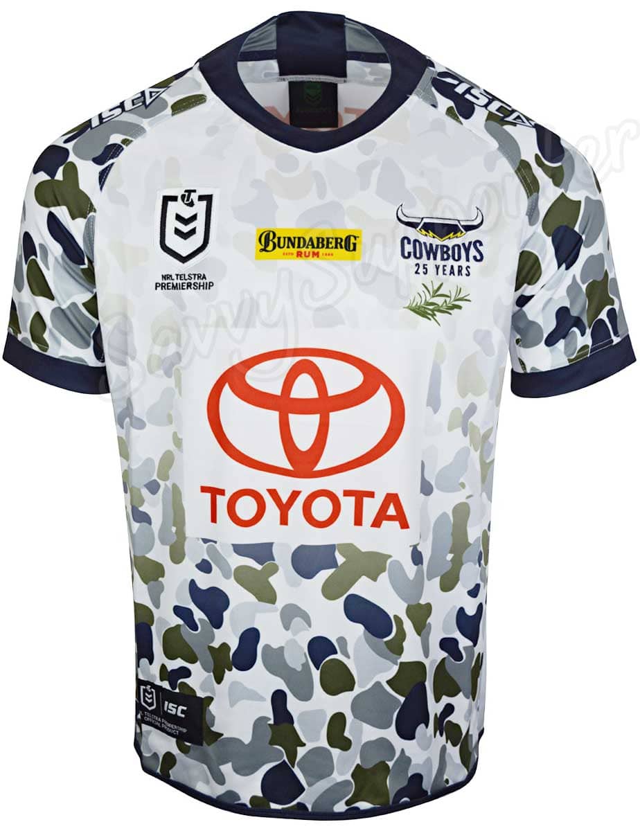 North Queensland Cowboys NRL Mens Defence Jersey