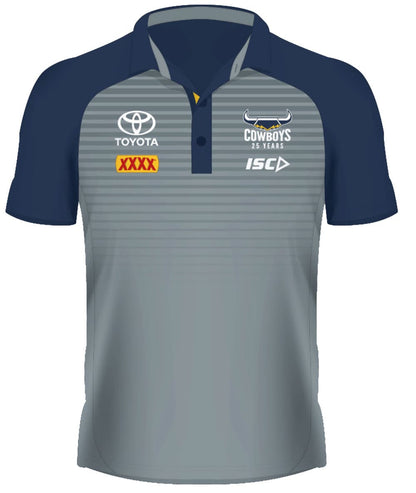 North Queensland Cowboys NRL Mens Media Polo Shirt