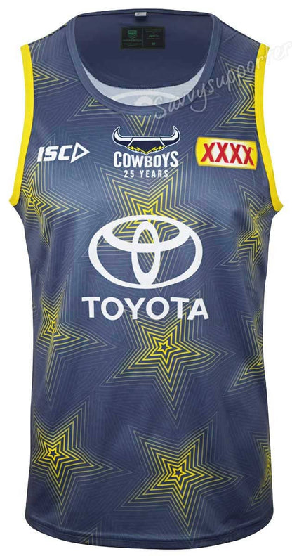 North Queensland Cowboys NRL Mens Steel Training Singlet