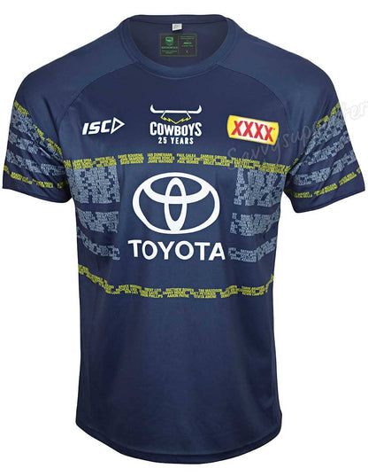 North Queensland Cowboys NRL Mens Run Out Tee Shirt