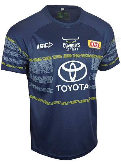 North Queensland Cowboys NRL Mens Run Out Tee Shirt