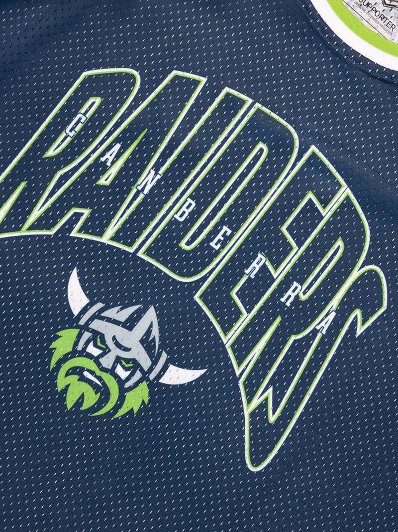 Canberra Raiders 2024 NRL Mens Basketball Singlet
