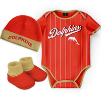 Dolphins 2025 NRL Toddler 3pc Lullaby Gift Set
