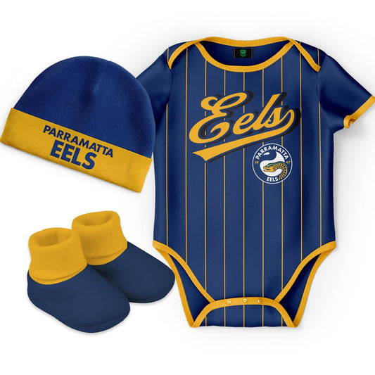 Parramatta Eels 2025 NRL Toddler 3pc Lullaby Gift Set