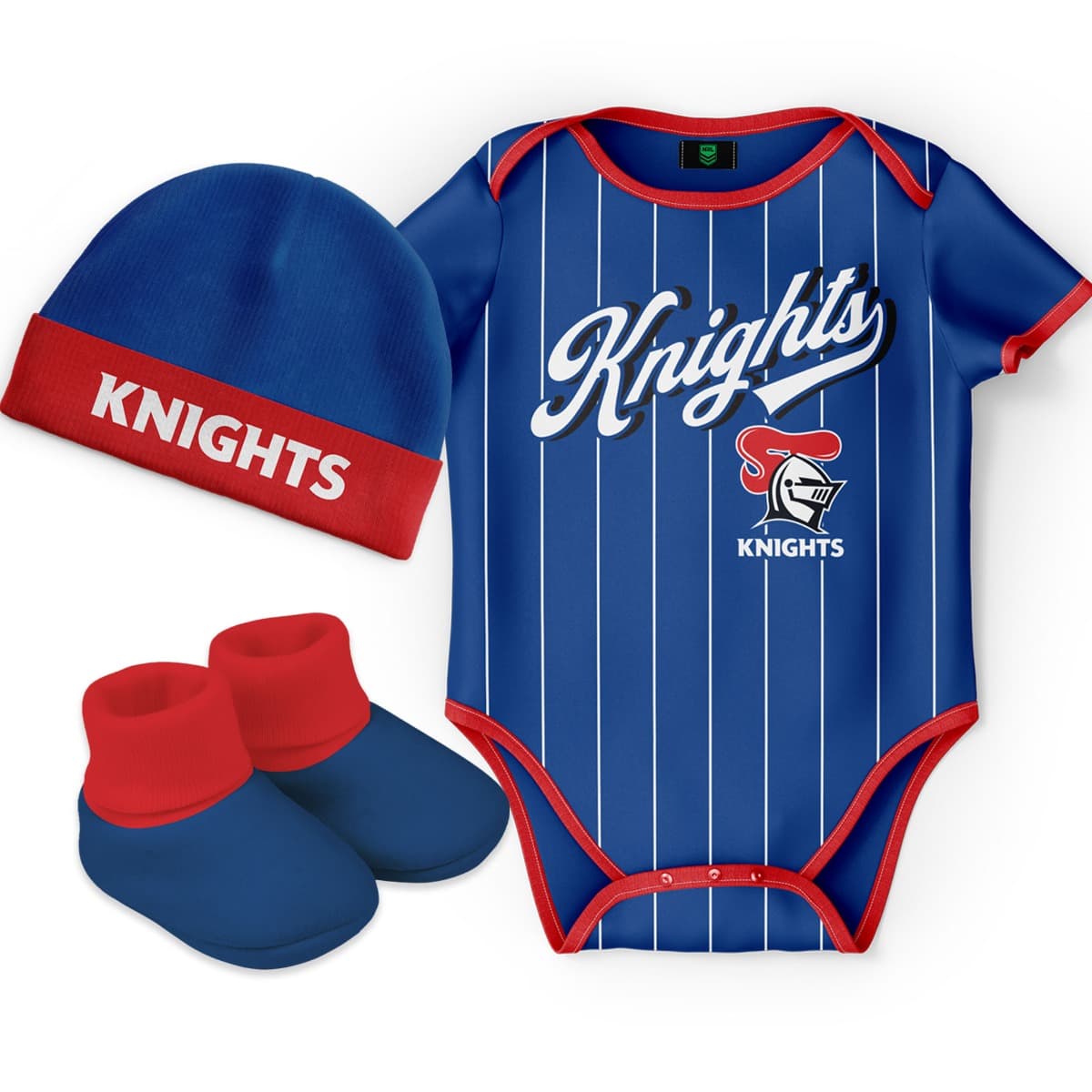 Newcastle Knights 2025 NRL Toddler 3pc Lullaby Gift Set