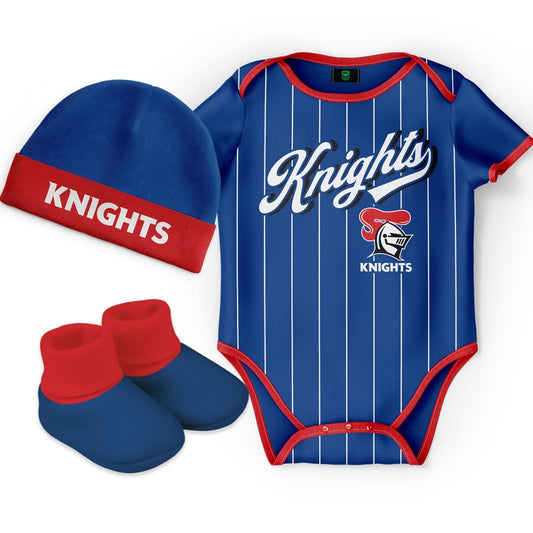 Newcastle Knights 2025 NRL Toddler 3pc Lullaby Gift Set