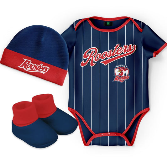 Sydney Roosters 2025 NRL Toddler 3pc Lullaby Gift Set