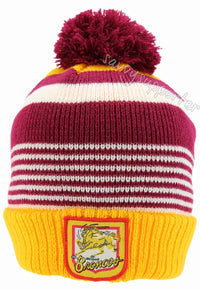 Brisbane Broncos NRL Adults Retro Beanie