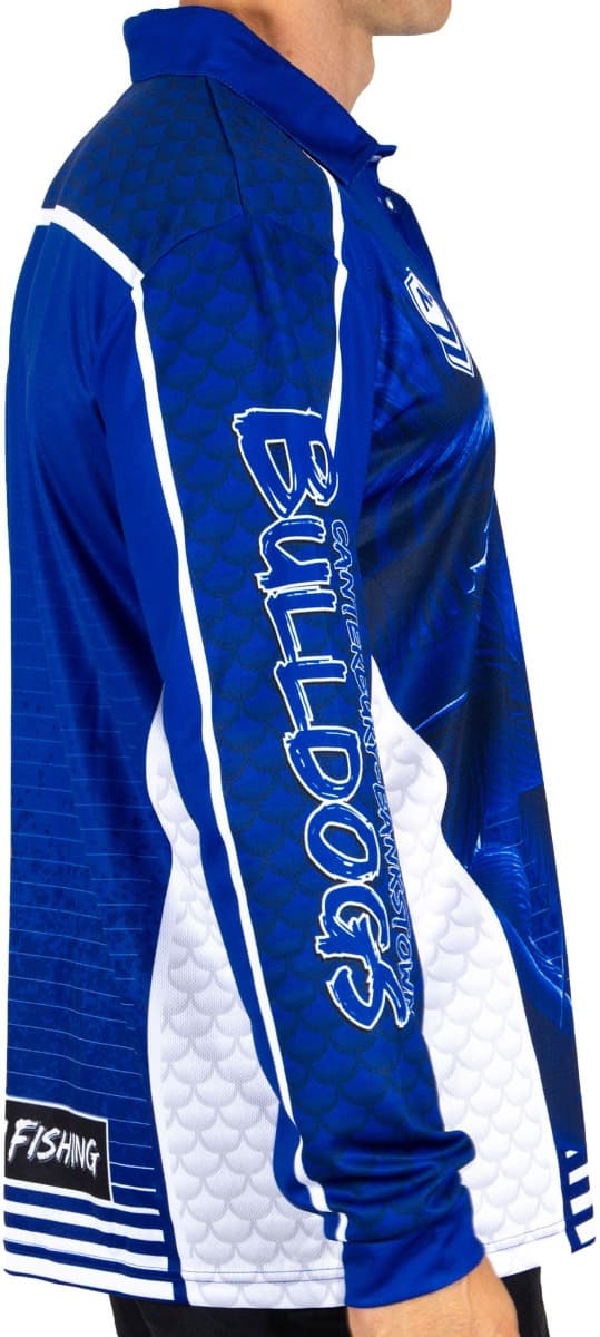 Canterbury Bulldogs 2025 NRL Mens Barracuda Fishing Shirt