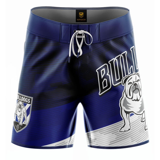 Canterbury Bulldogs 2025 NRL Mens Barrel Board Shorts