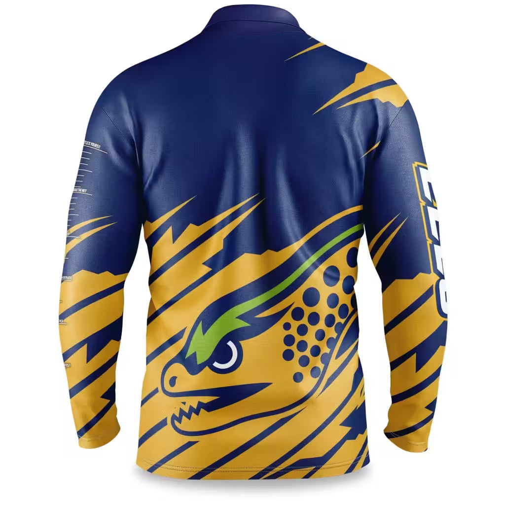 Parramatta Eels NRL Mens Ignition Fishing Shirt