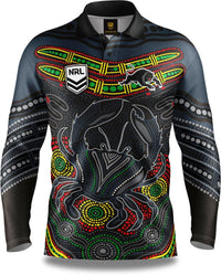 Penrith Panthers 2025 NRL Mens Karumba Indigenous Fishing Shirt