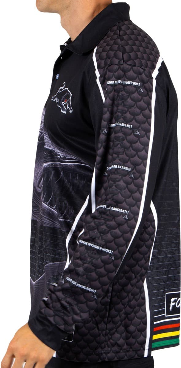 Penrith Panthers 2025 NRL Mens Barracuda Fishing Shirt