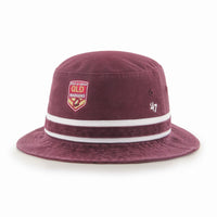 QLD Maroons State of Origin '47 Striped Bucket Hat