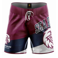 Manly Sea Eagles NRL Mens Barrel Board Shorts