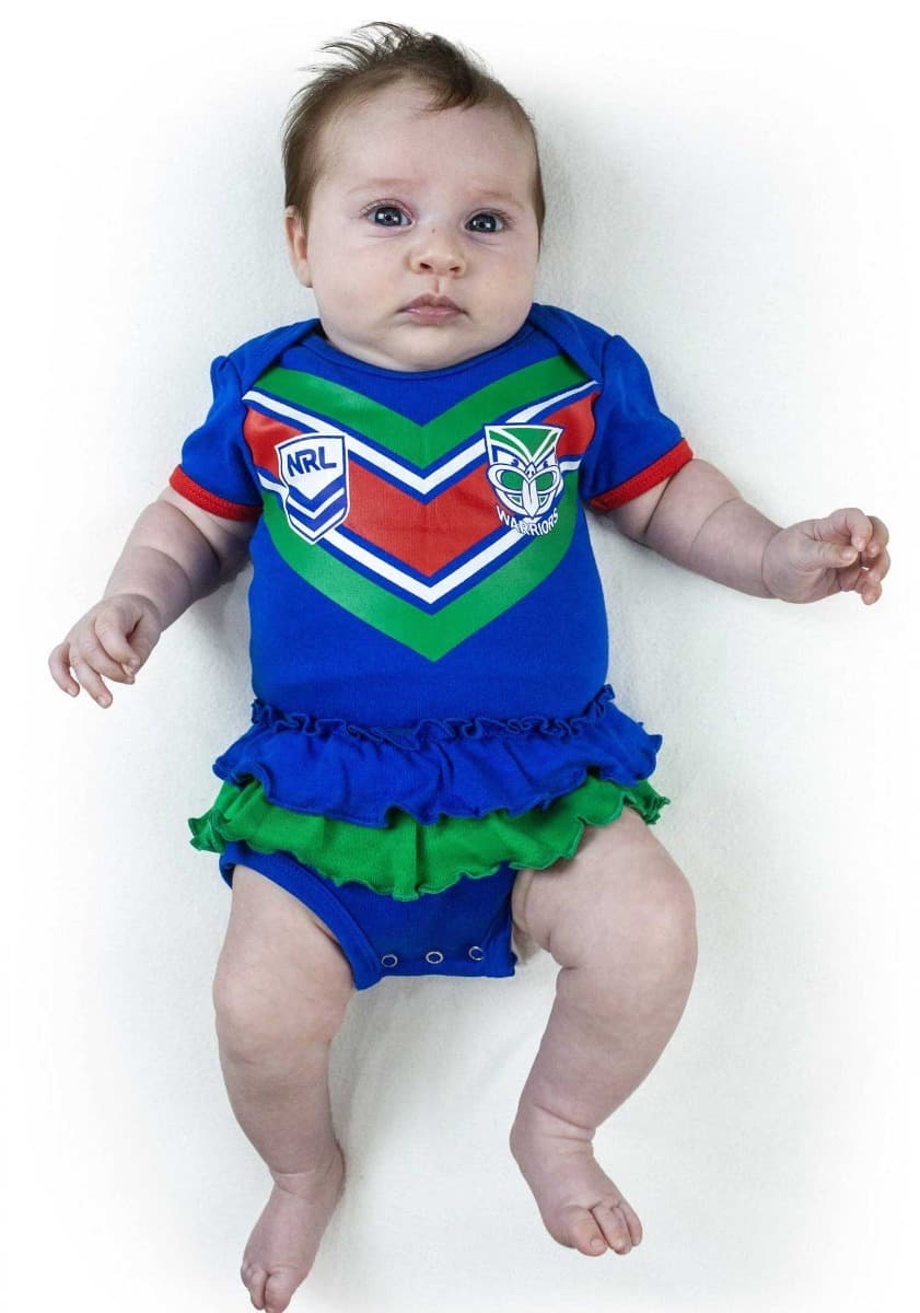 New Zealand Warriors NRL Toddler Girls Footysuit