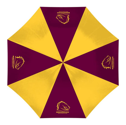 Brisbane Broncos NRL 60cm Compact Umbrella